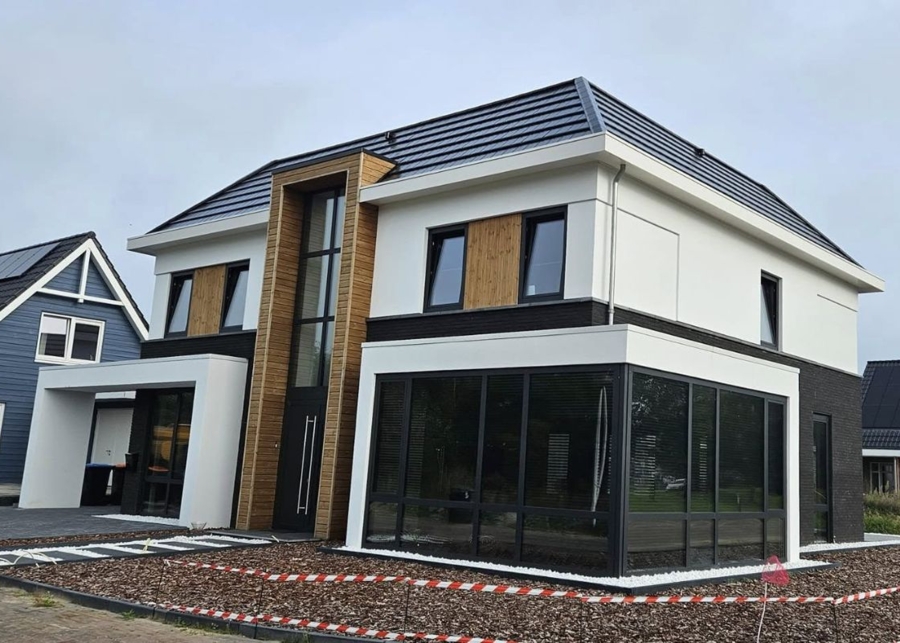 Strikolith buitengevelsysteem bungalow Almelo