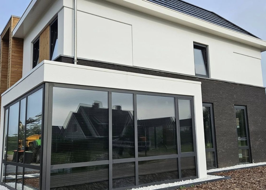 Strikolith buitengevelsysteem bungalow Almelo (2)